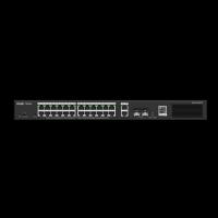 RUIJIE REYEE RG-ES228GS-P 26 PORT GIGABIT 24xPOE 370W 2xRJ-45 2xSFP YONETILIR SWITCH - 1